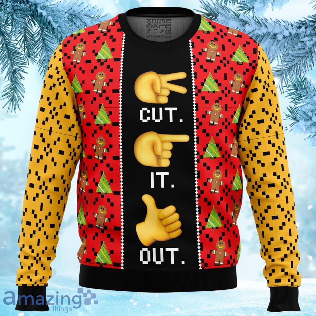 Cut It Out. Full House Ugly Christmas Sweater 3D - Cut It Out. Full House Ugly Christmas Sweater