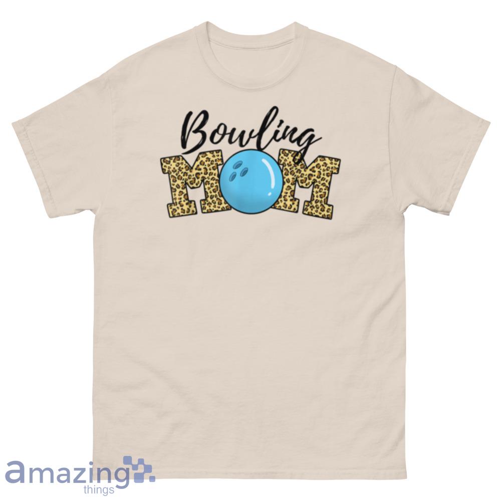 Cute Mother's Day Leopard Bowling Mom Mommy T-Shirt - 500 Men’s Classic Tee Gildan