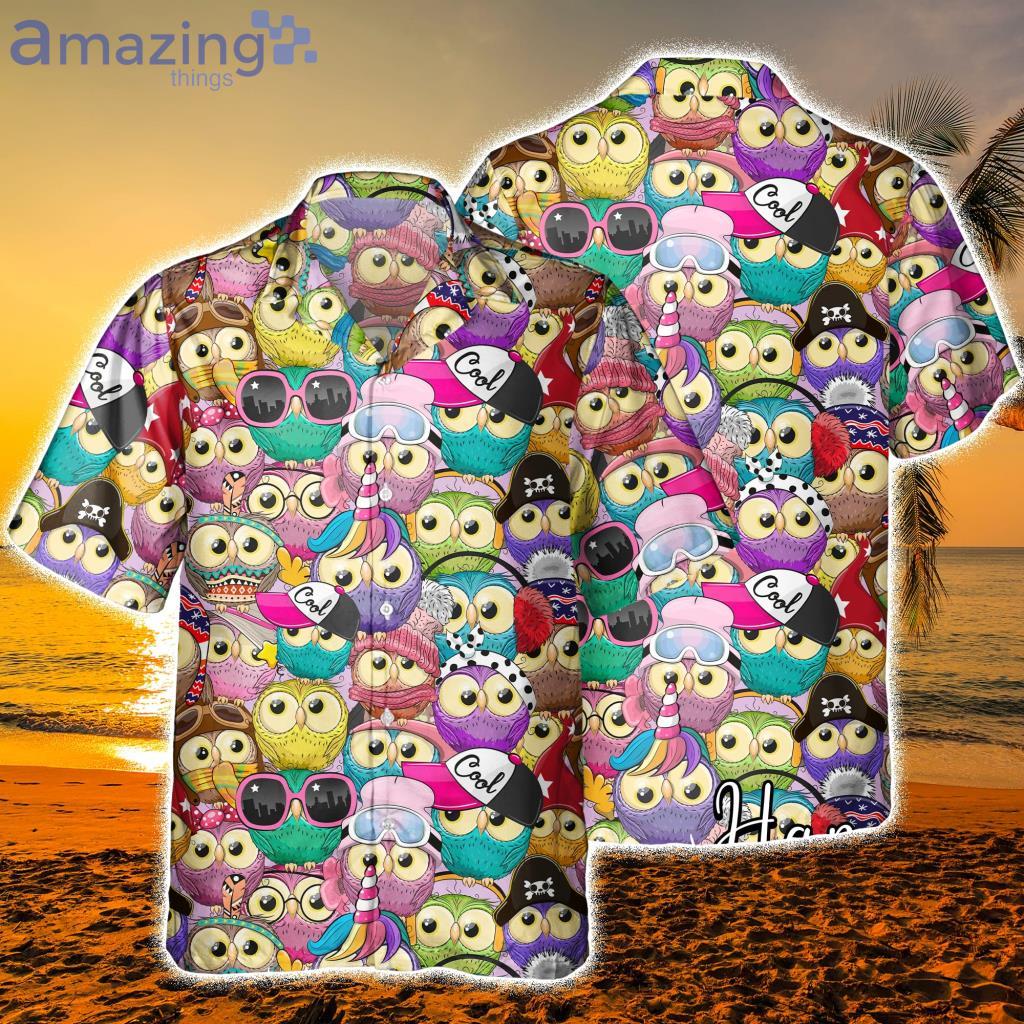 Cute Owl Hawaiian Shirt - Cute Owl Hawaiian Shirt