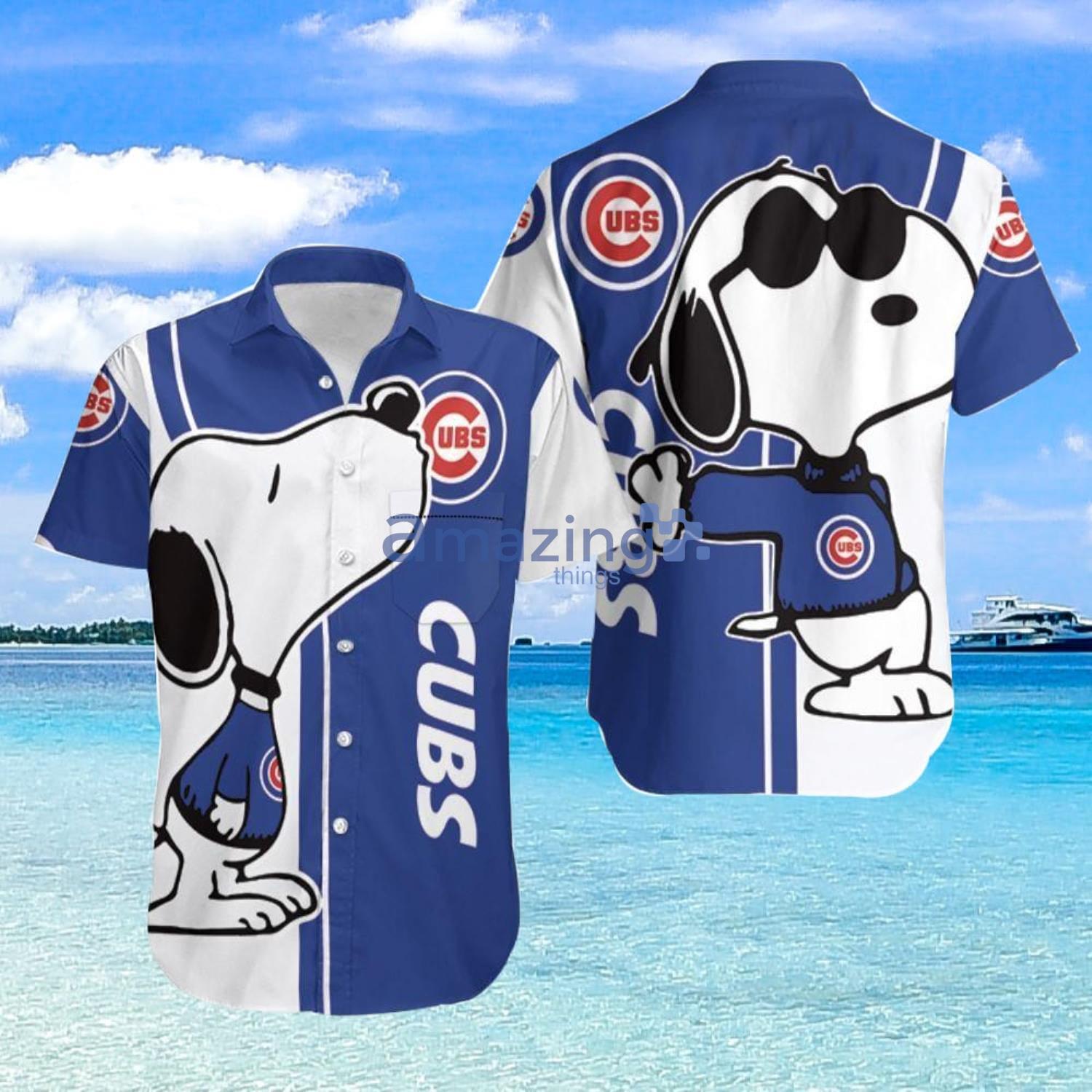 Cute Snoopy Chicago Cubs Snoopy Lover Hawaiian Shirt Summer Gift For Fans