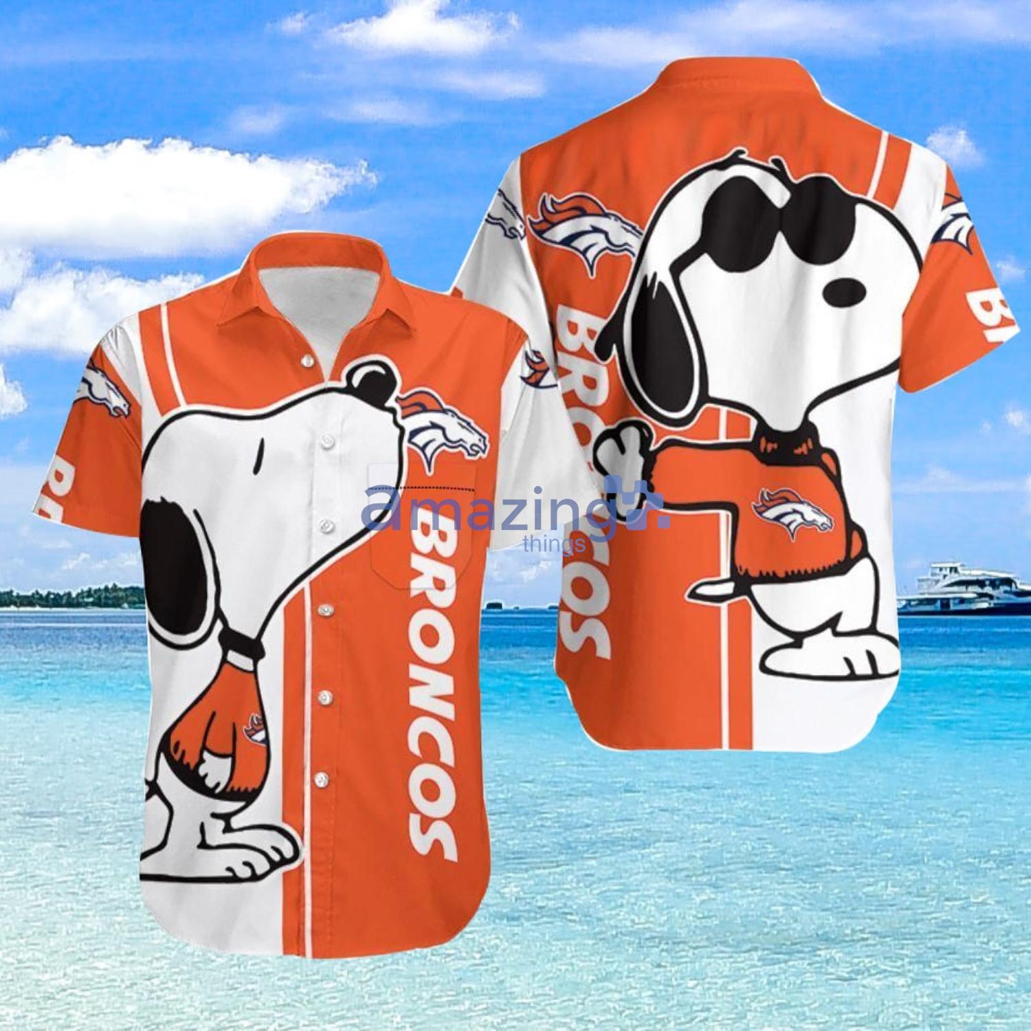 Cute Snoopy Denver Broncos Snoopy Lover Hawaiian Shirt Summer Gift For Fans