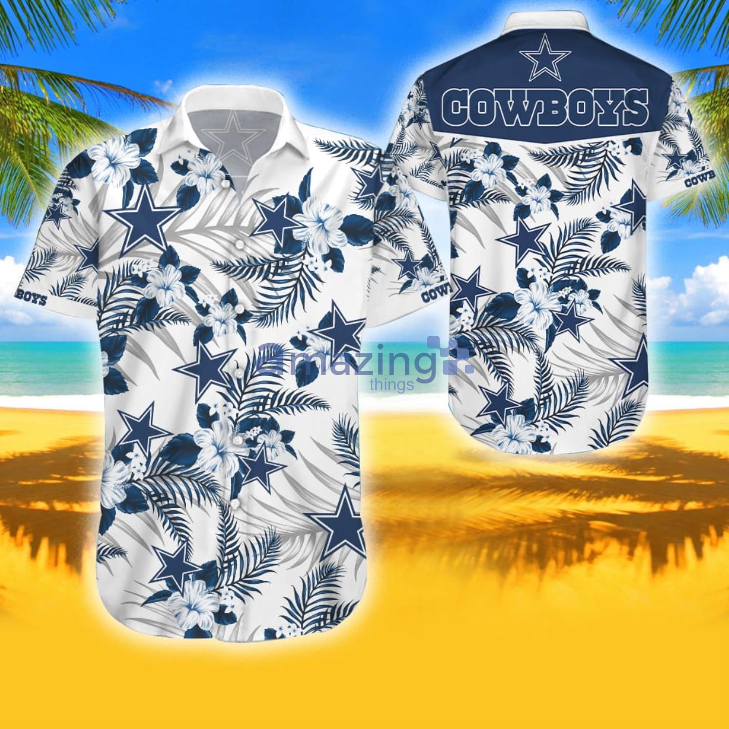 Dallas Cowboys NFL Hibiscus Tropical Hawaiian Shirt, Unique