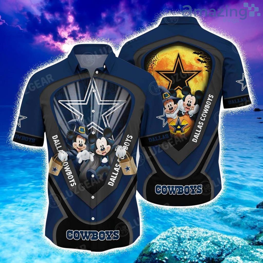 Dallas Cowboys Horror Night 3D Hawaiian Shirt –