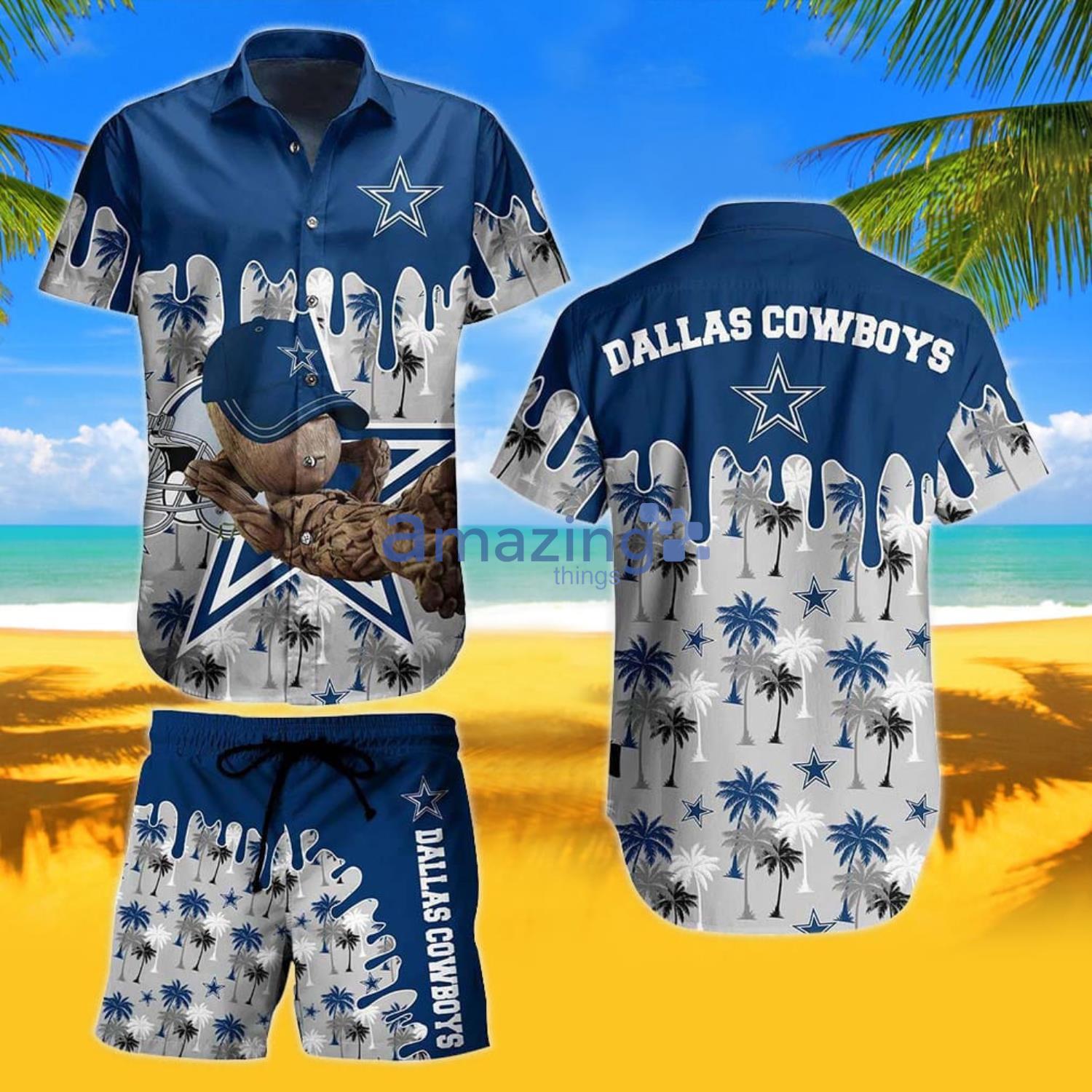 Nfl Dallas Cowboys Hawaiian Shirt Beach Vacation Gift