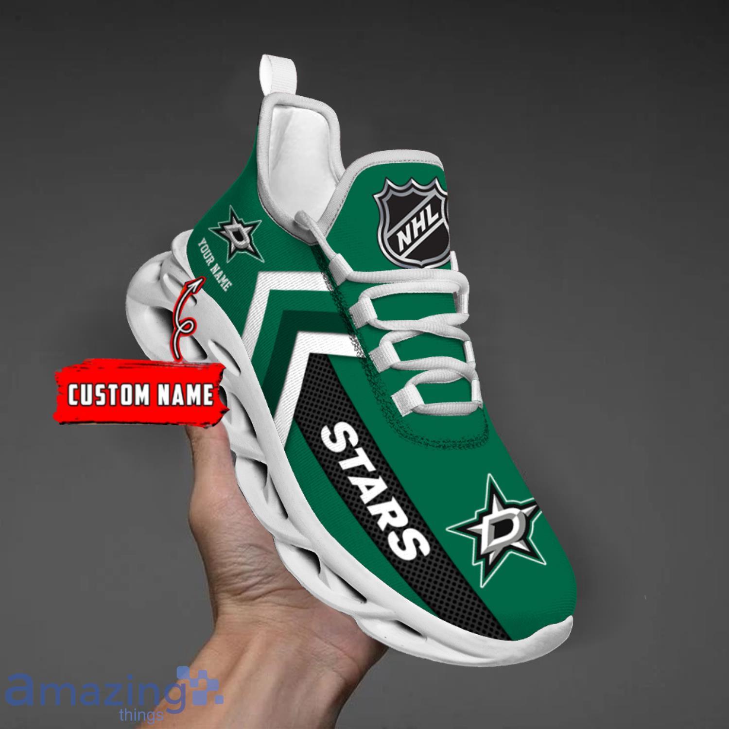 Dallas Stars Custom Name Men And Women Max Soul Shoes Running Sneakers image Dallas Stars Custom Name Men And Women Max Soul Shoes Running Sneakers Product Photo 4