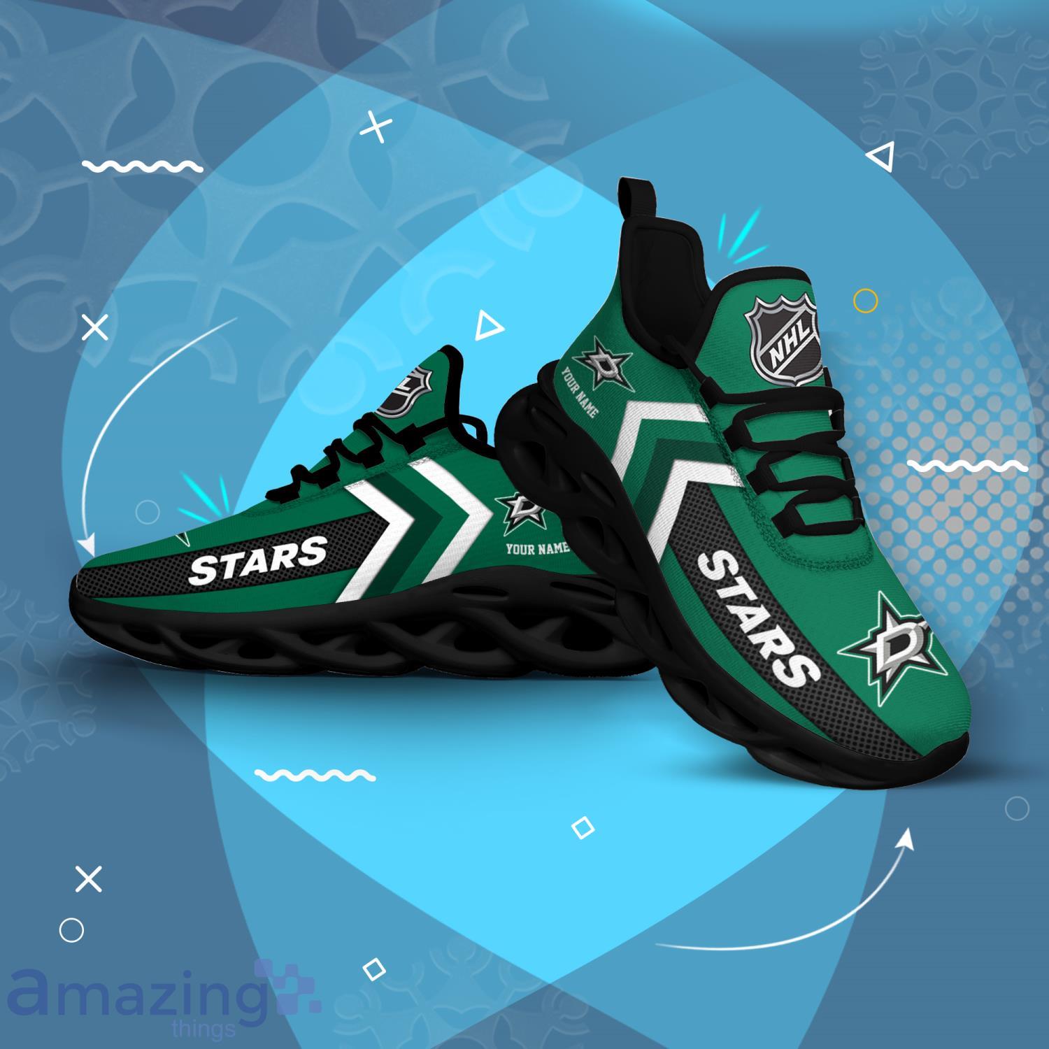 Dallas Stars Custom Name Men And Women Max Soul Shoes Running Sneakers Product Photo 1