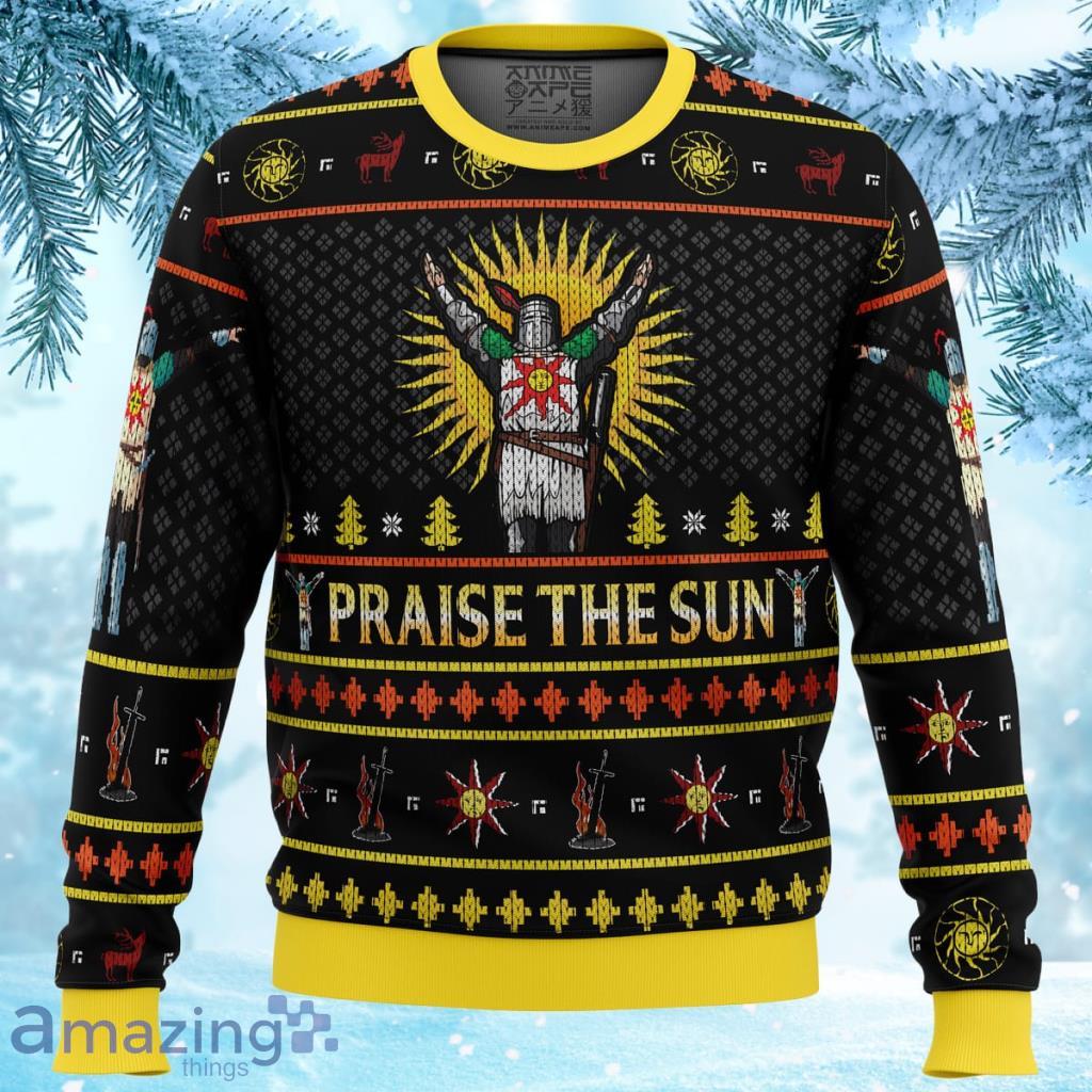 Dark Souls Praise The Sun Ugly Christmas Sweater 3D - Dark Souls Praise the Sun Ugly Christmas Sweater Dark Souls Praise The Sun Ugly Christmas Sweater 3D - Dark Souls Praise the Sun Ugly Christmas Sweater