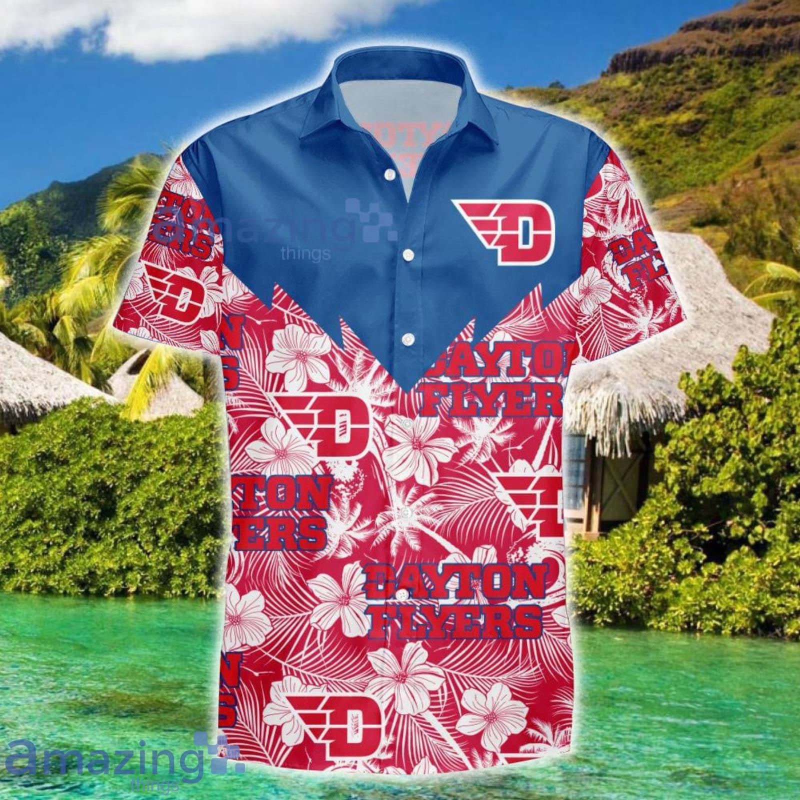 Dayton Flyers NCAA Tropical Pattern Summer Gift For Men And Women image Dayton Flyers NCAA Tropical Pattern Summer Gift For Men And Women Product Photo 2