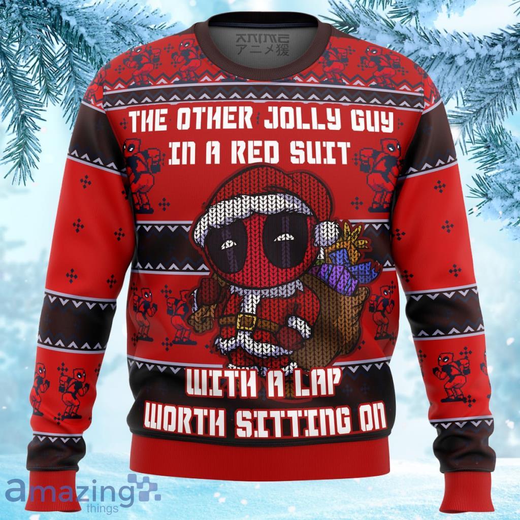 Deadpool Jolly Red Guy Ugly Christmas Sweater 3D - Deadpool Jolly Red Guy Ugly Christmas Sweater Deadpool Jolly Red Guy Ugly Christmas Sweater 3D - Deadpool Jolly Red Guy Ugly Christmas Sweater
