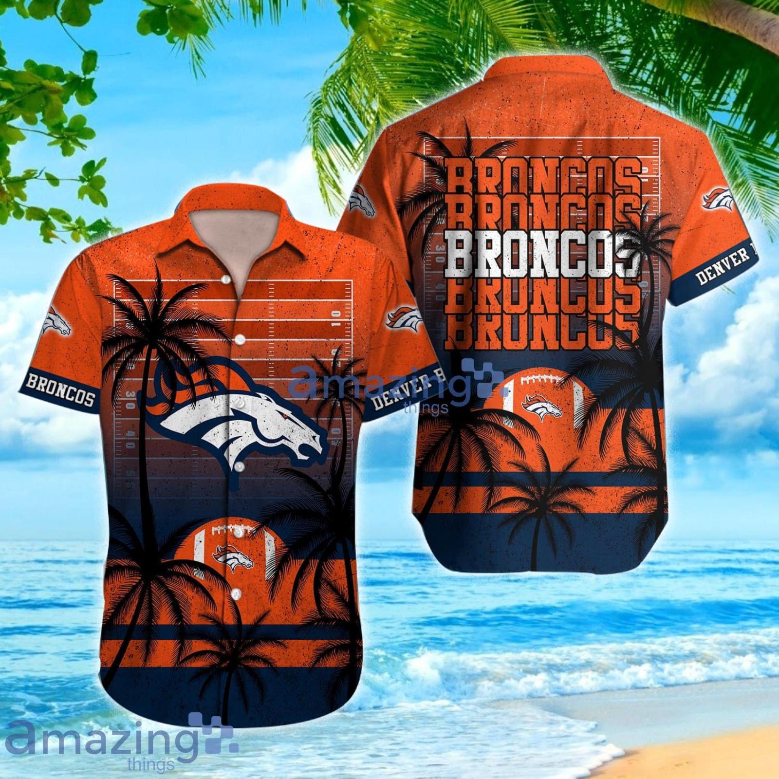 Denver Broncos NFL Vintage Coconut Tropical Hawaiian Shirt For Men