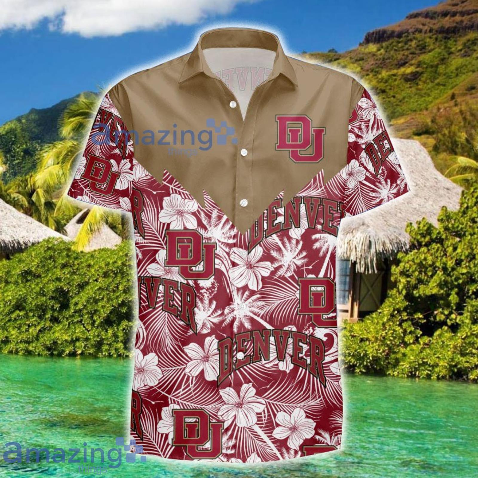 Denver Pioneers NCAA Tropical Pattern Summer Gift For Men And Women Product Photo 1