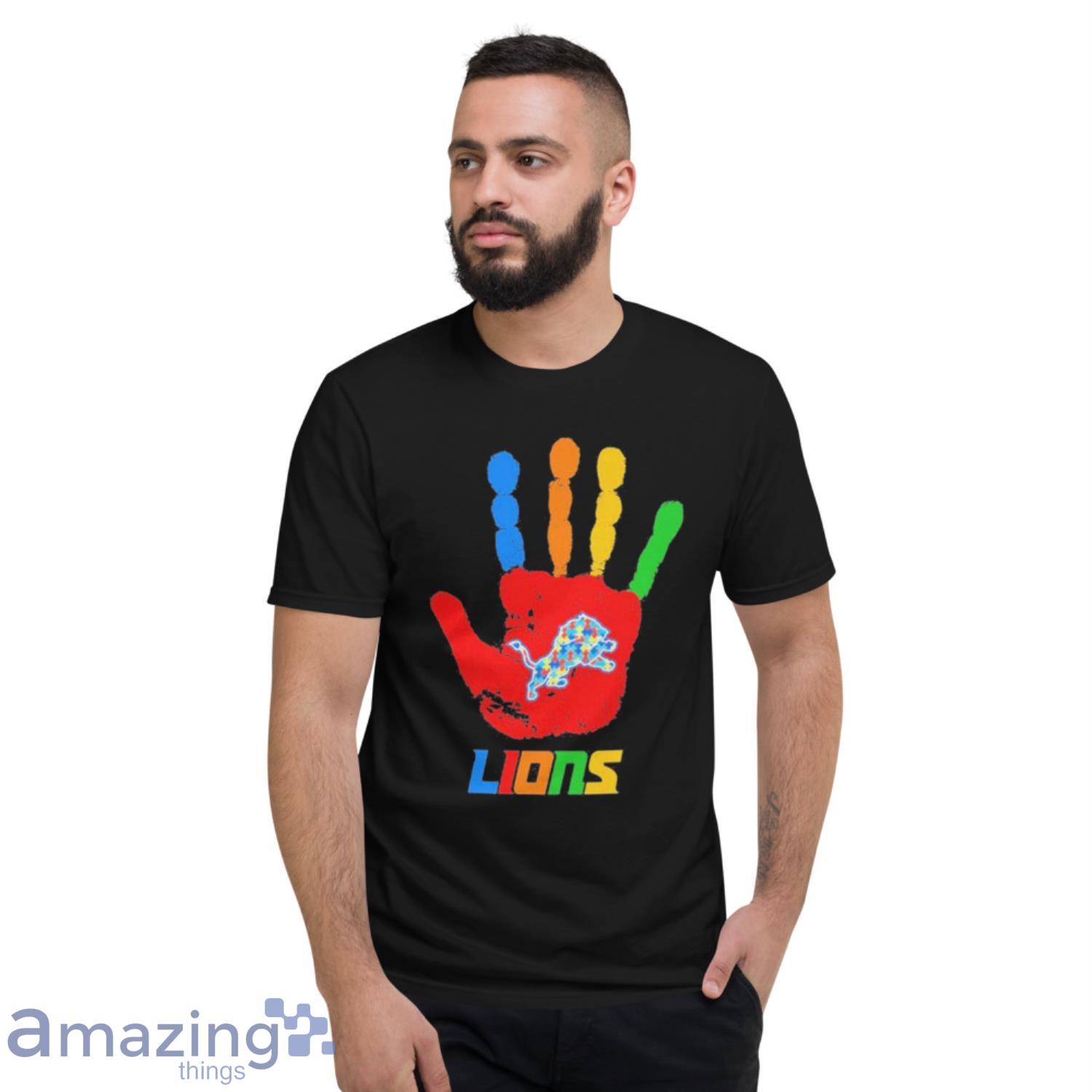 Peace Love Autism Detroit Lions Nfl Shirt