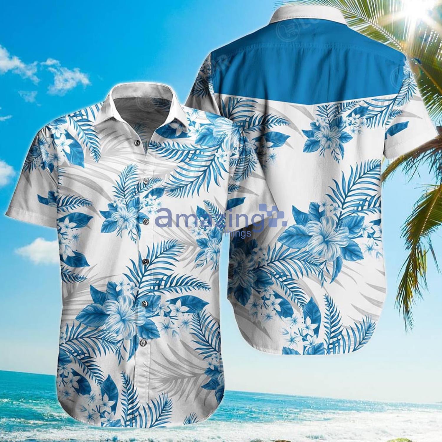 NFL Detroit Lions Tropical Hawaiian Shirt And Shorts