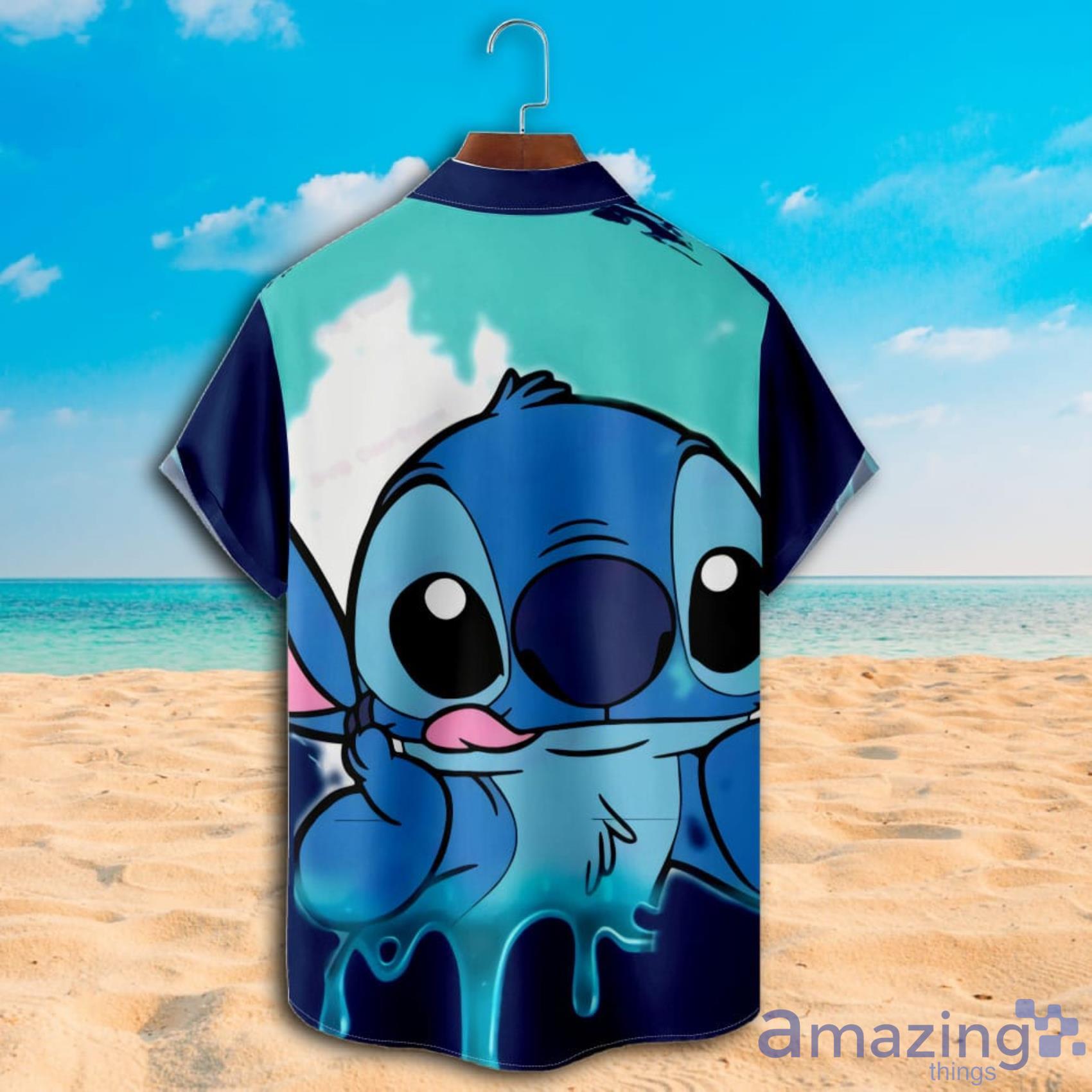 Disney Aloha Stitch Ohana Cartoon Summer Shirt Hawaiian Shirt Product Photo 1