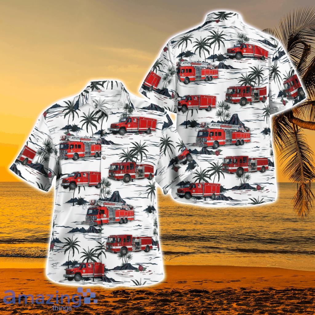 Dodge County, Minnesota, Kasson Fire Department Hawaiian Shirt - Dodge County, Minnesota, Kasson Fire Department Hawaiian Shirt