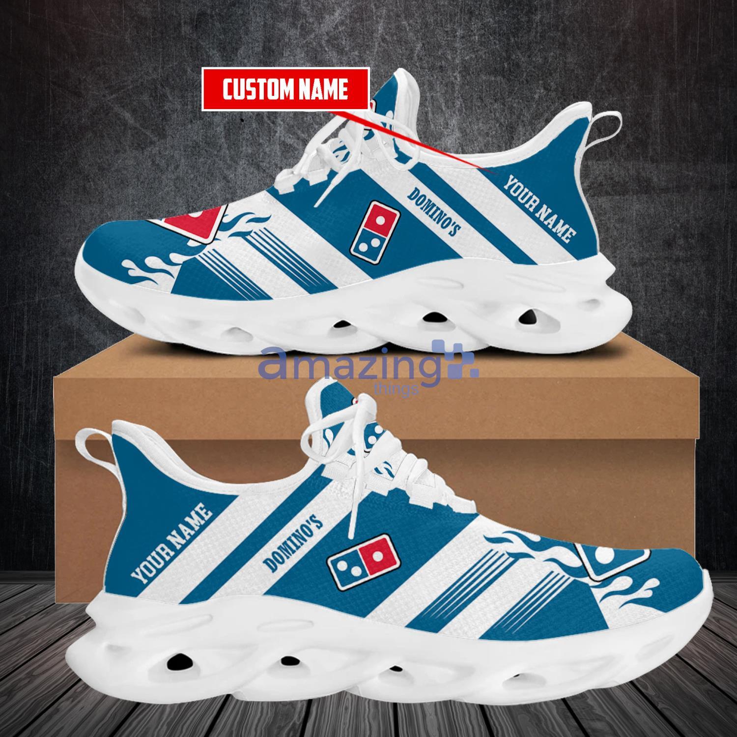 Domino's Pizza Custom Name Running Sneakers Men And Women Max Soul Shoes