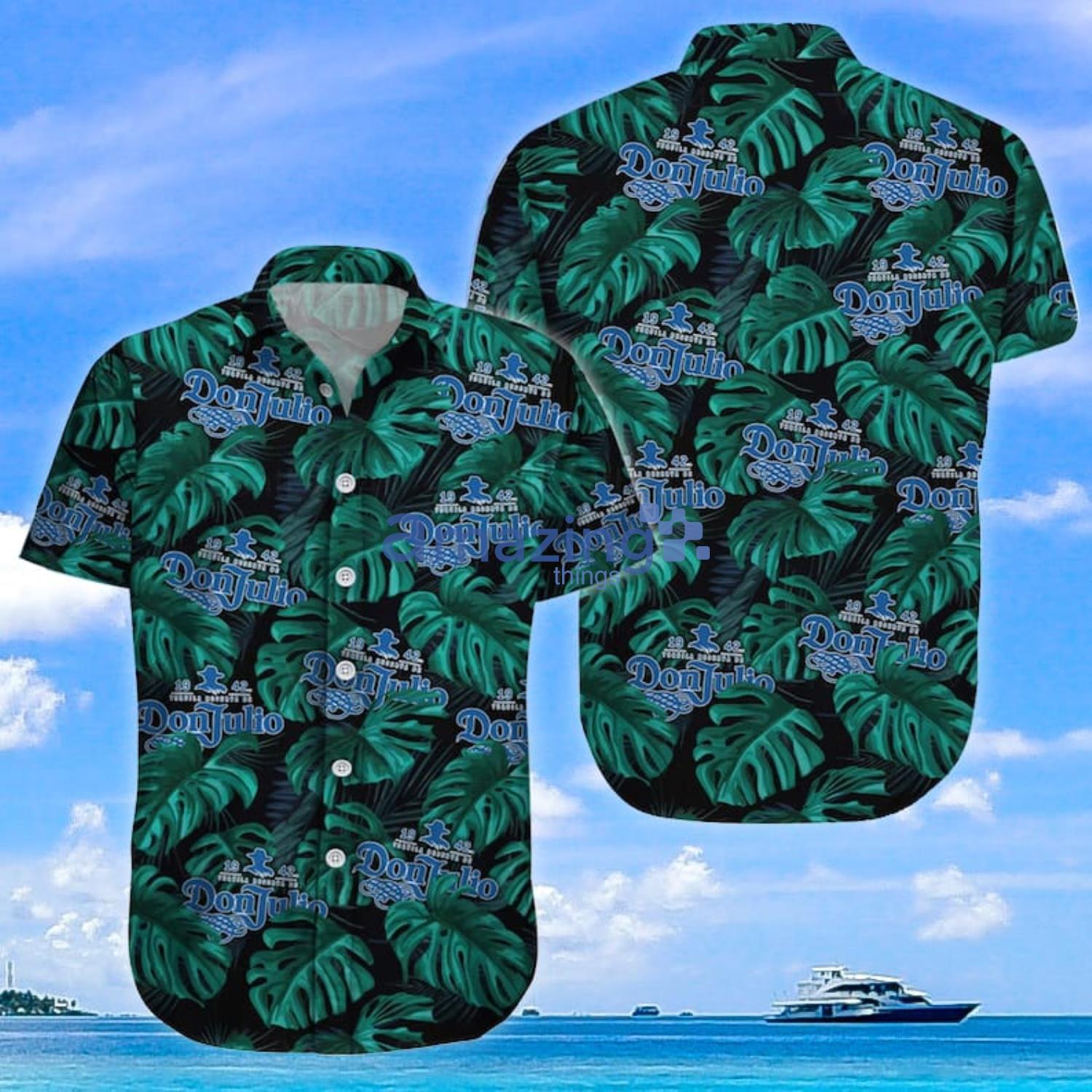 Don Julio Green Summer Gift Hawaiian Shirt And Shorts Whisky Lover image Don Julio Green Summer Gift Hawaiian Shirt And Shorts Whisky Lover Product Photo 3