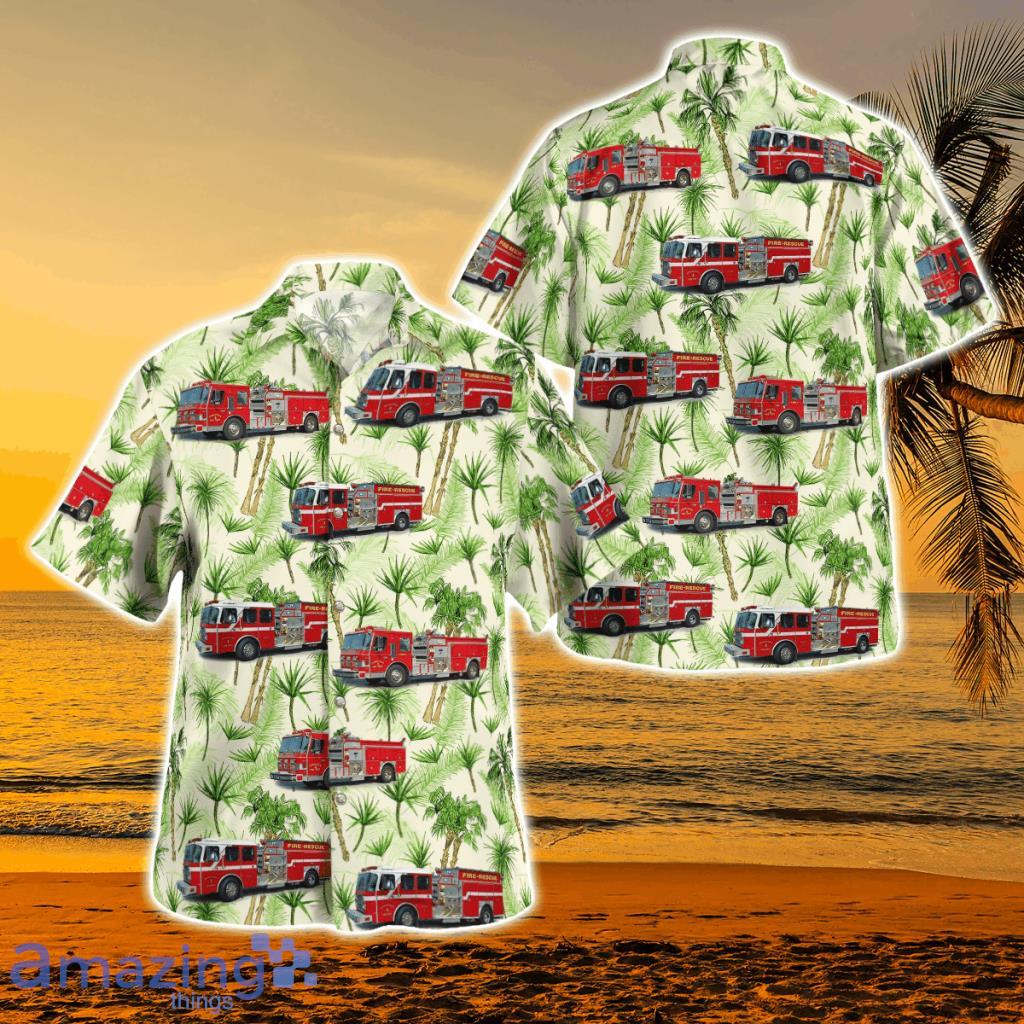 Donaldson Center Fire Department, Greenville, South Carolina Hawaiian Shirt - Donaldson Center Fire Department, Greenville, South Carolina Hawaiian Shirt