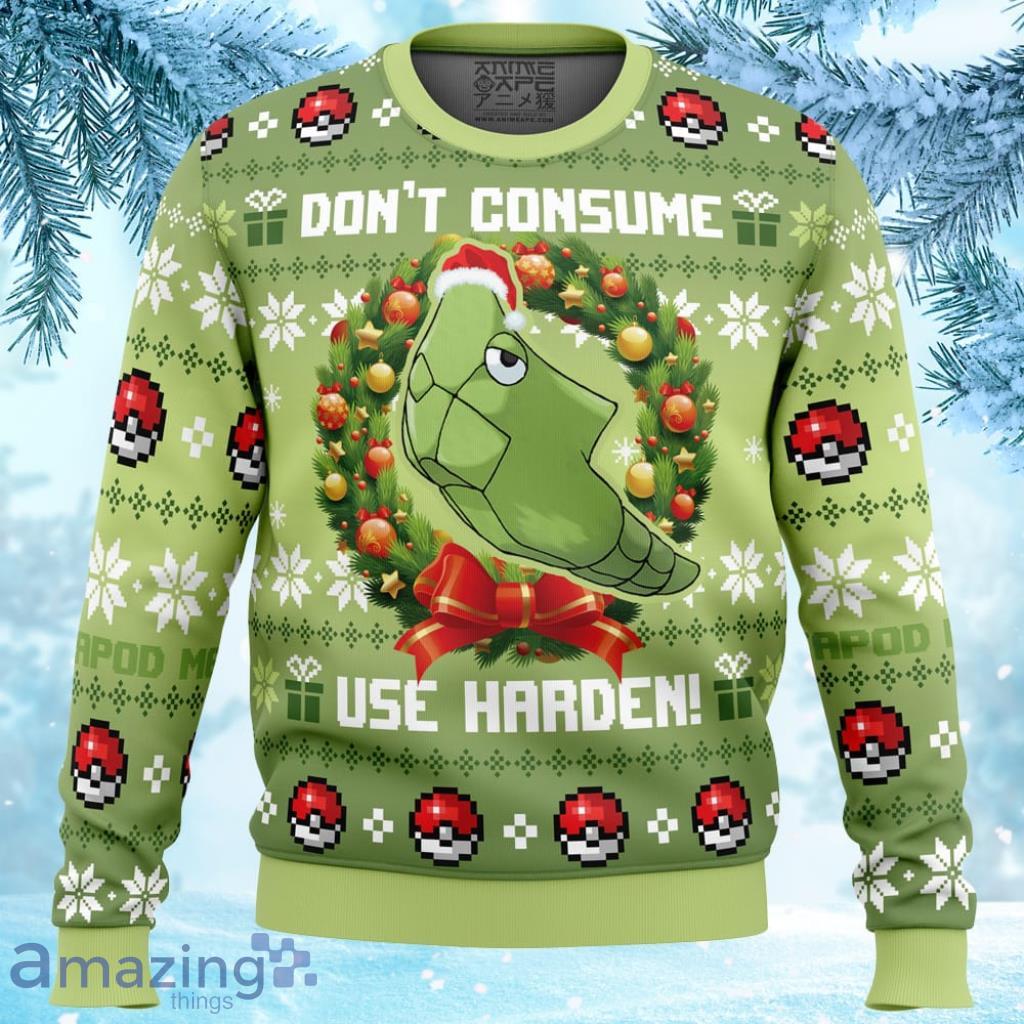 Don’t Consume Pokemon Ugly Christmas Sweater 3D - Don’t Consume Pokemon Ugly Christmas Sweater