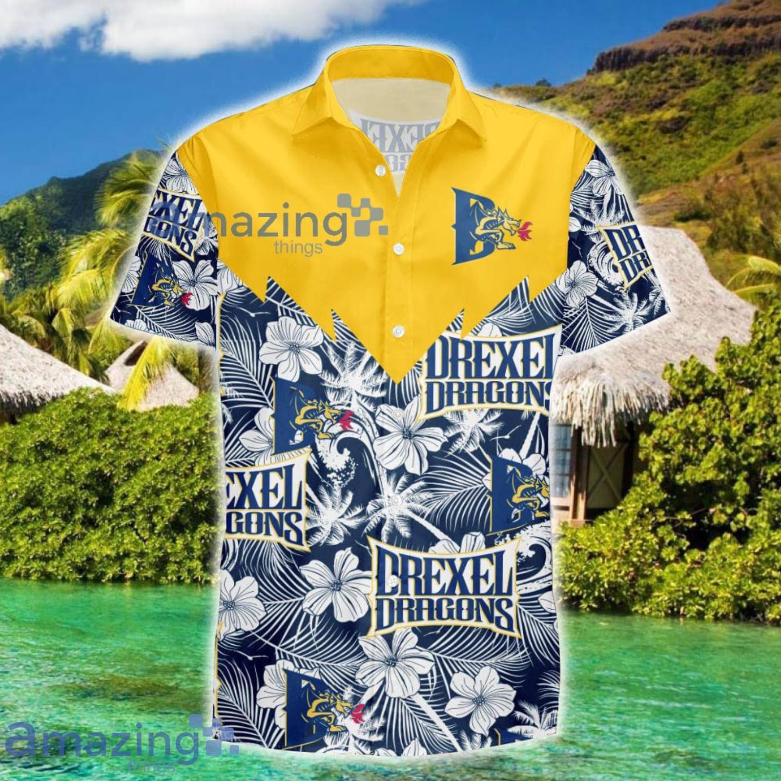 Drexel Dragons NCAA Tropical Pattern Summer Gift For Men And Women Product Photo 1