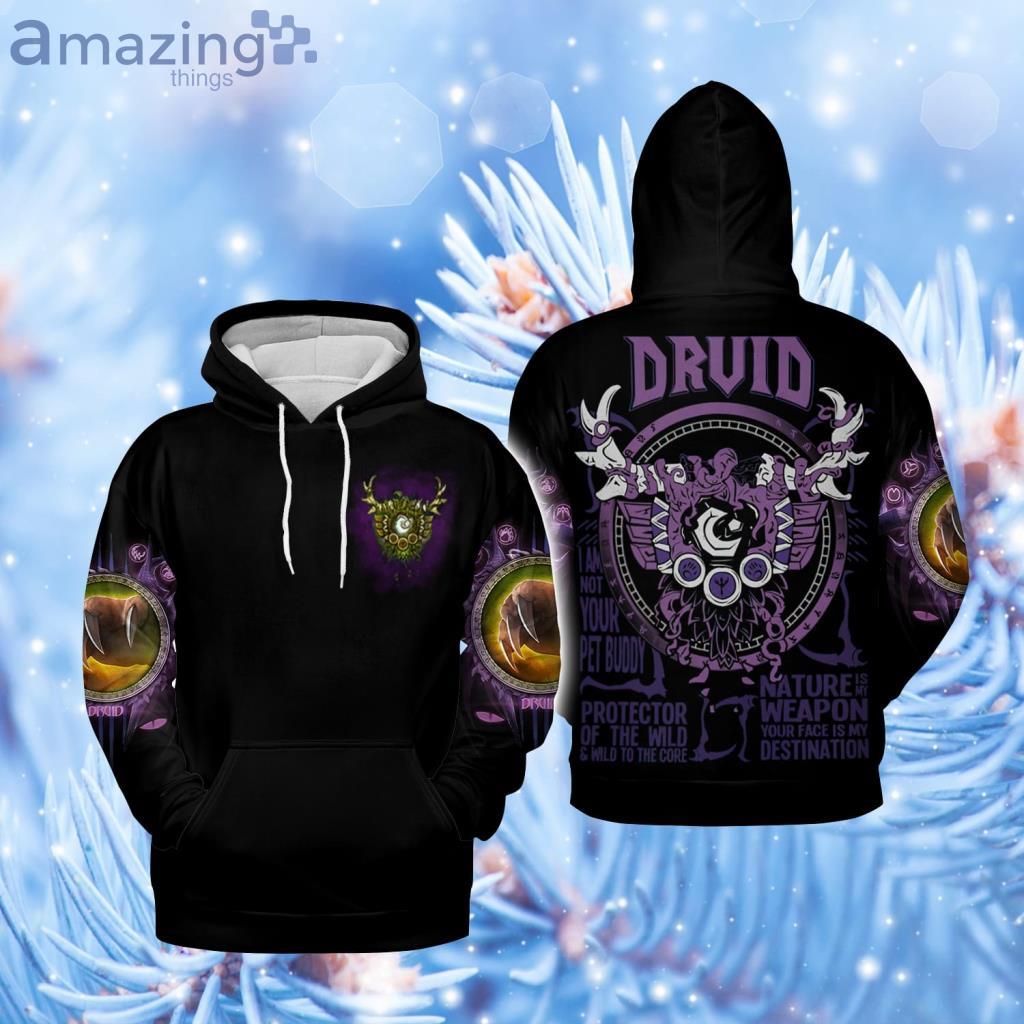 Druid Wow AOP Hoodie 3D - Druid Wow AOP Hoodie 3D