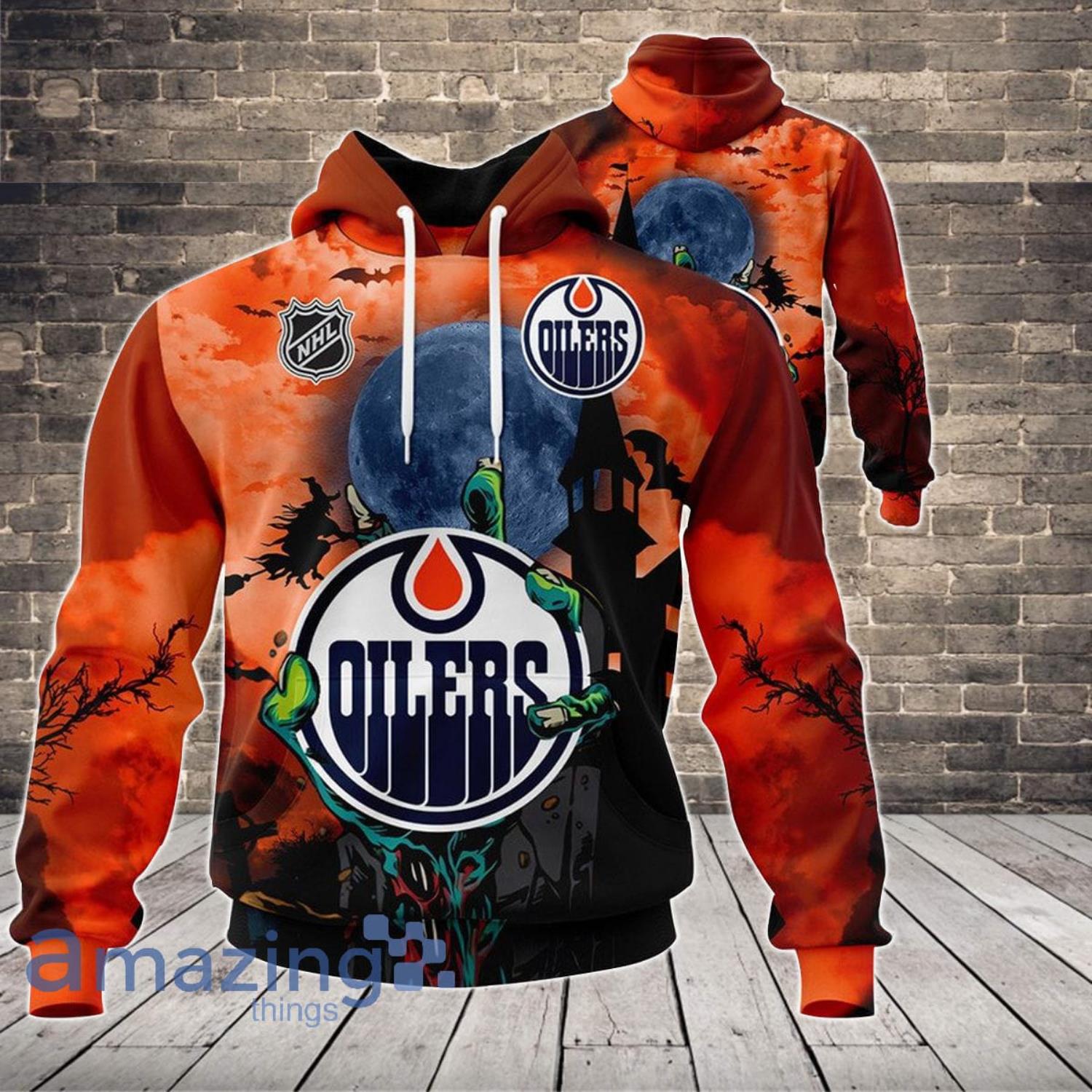 Personalized NHL Edmonton Oilers Jersey 2023 Style 3D Hoodie