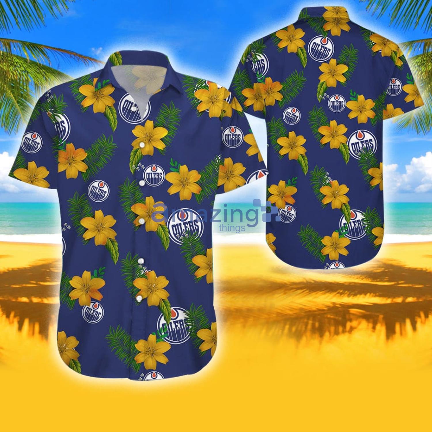 Edmonton Oilers NHL Summer Hawaii Shirt And Tshirt Custom Aloha Shirt -  Trendy Aloha