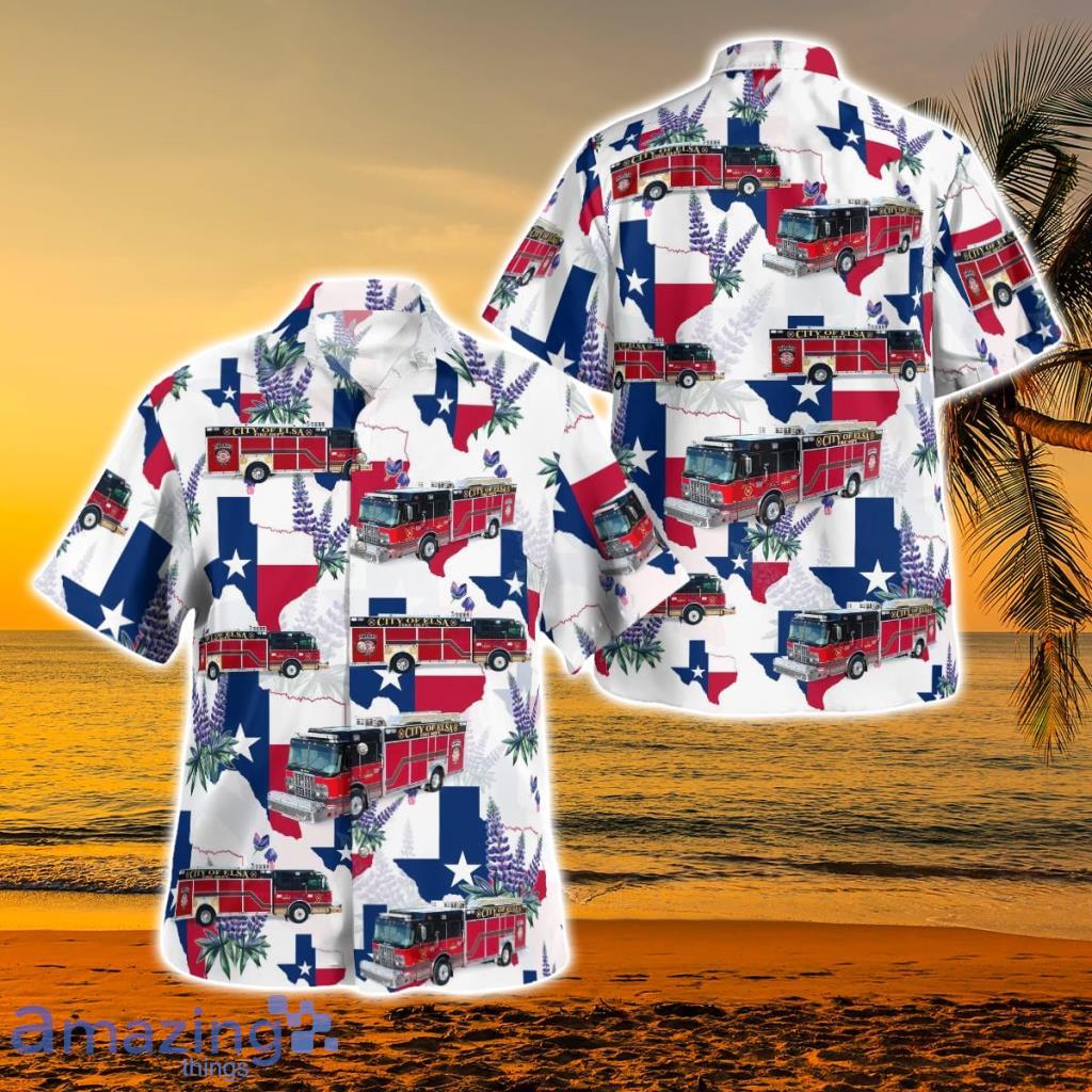Elsa Volunteer Fire Department, Elsa, Texas Hawaiian Shirt - Elsa Volunteer Fire Department, Elsa, Texas Hawaiian Shirt