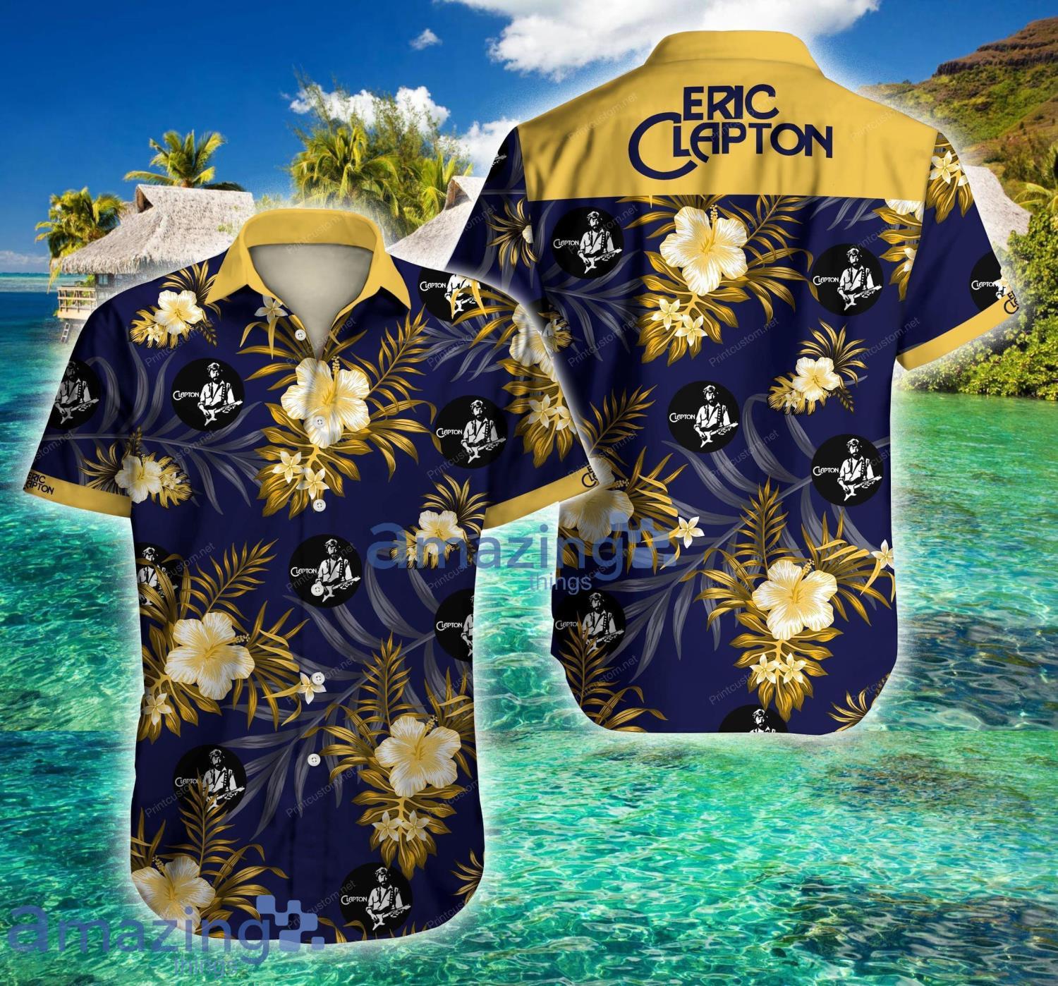 Eric Clapton Tropical Short Sleeve Hawaiian Shirt For Men And Women Product Photo 1
