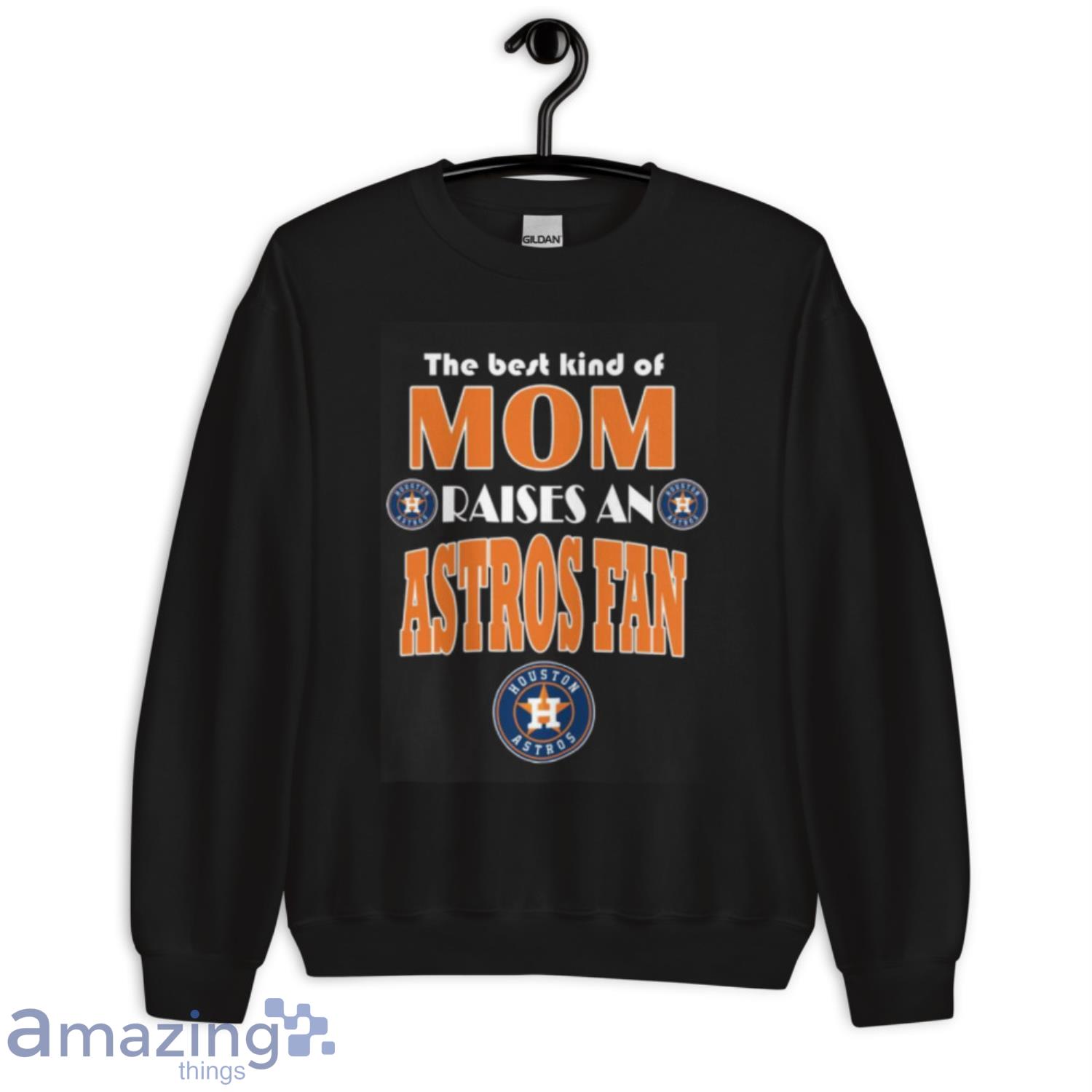 Houston Astros I Love Mom Tee Shirt Women's Large / Navy Blue