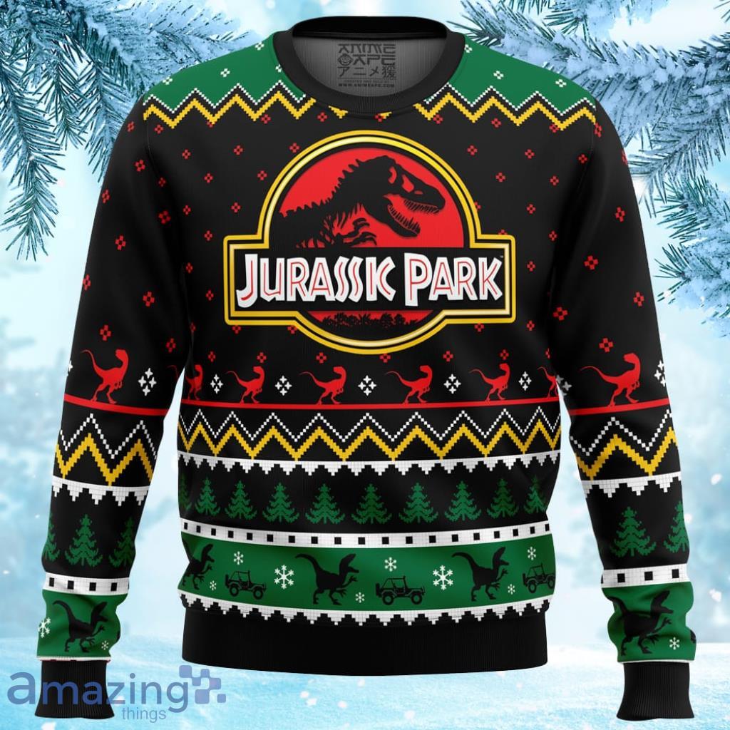 Ethics Of Cloning Jurassic Park Ugly Christmas Sweater 3D - Ethics of Cloning Jurassic Park Ugly Christmas Sweater