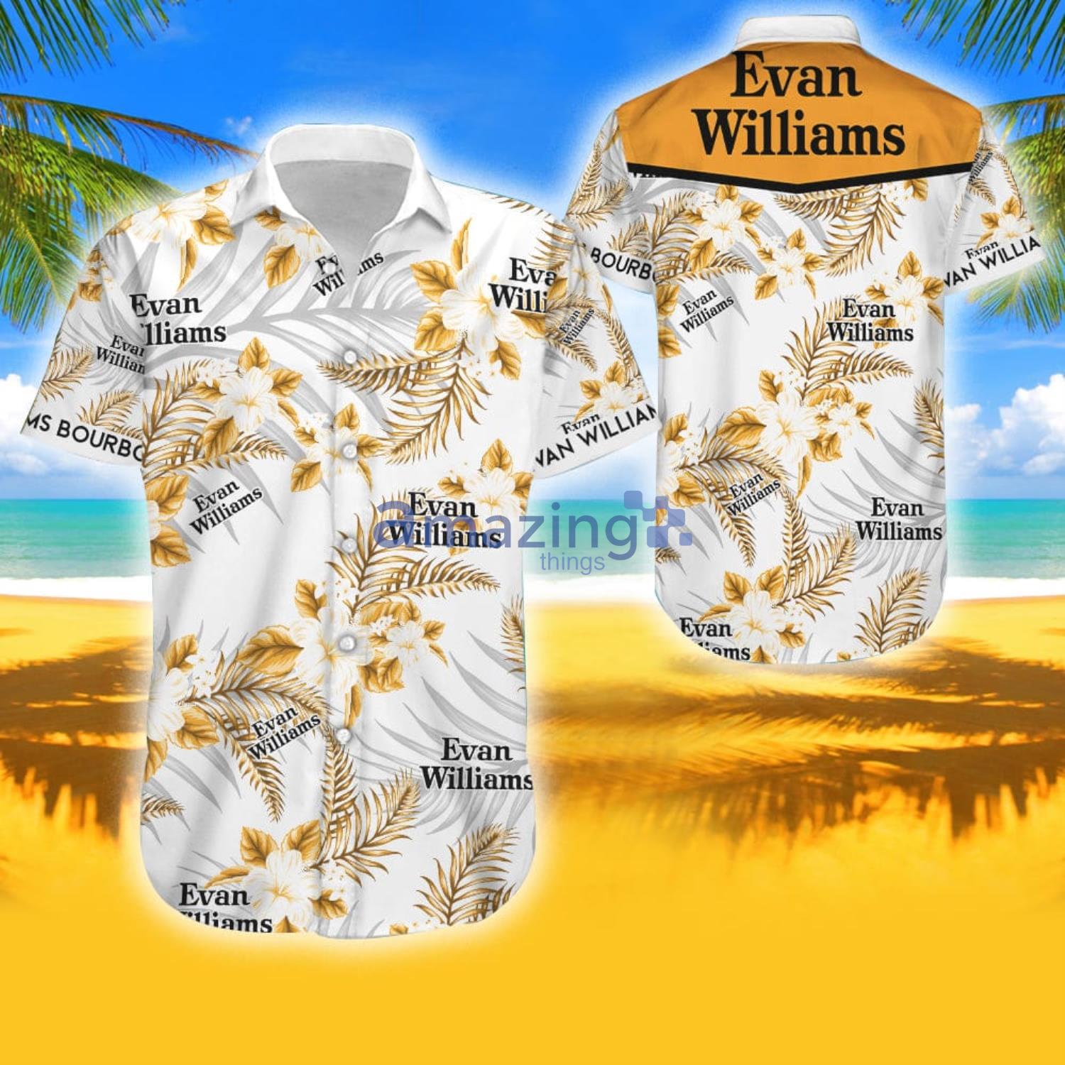 Evan Williams Tropical Aloha Combo Hawaiian Shirt And Shorts Gift For Summer Product Photo 1