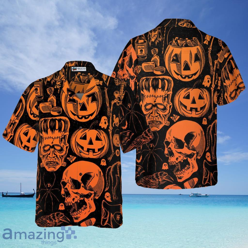 Everyday Is Halloween For Real V2 Halloween Hawaiian Shirt - Everyday Is Halloween For Real V2 Halloween Hawaiian Shirt