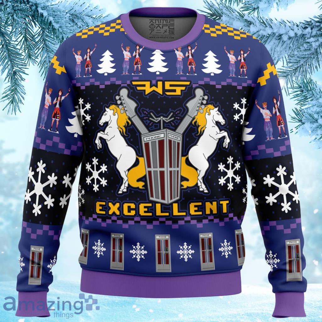 Excellent Bill And Ted Ugly Christmas Sweater 3D - Excellent Bill and Ted Ugly Christmas Sweater