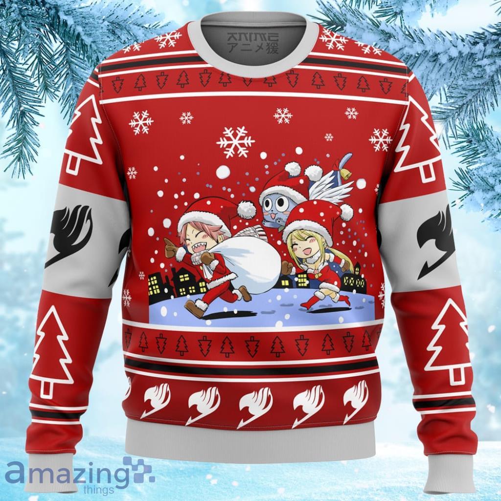 Fairy Tail Chibi Xmas Ugly Christmas Sweater 3D - Fairy Tail Chibi XMAS Ugly Christmas Sweater Fairy Tail Chibi Xmas Ugly Christmas Sweater 3D - Fairy Tail Chibi XMAS Ugly Christmas Sweater
