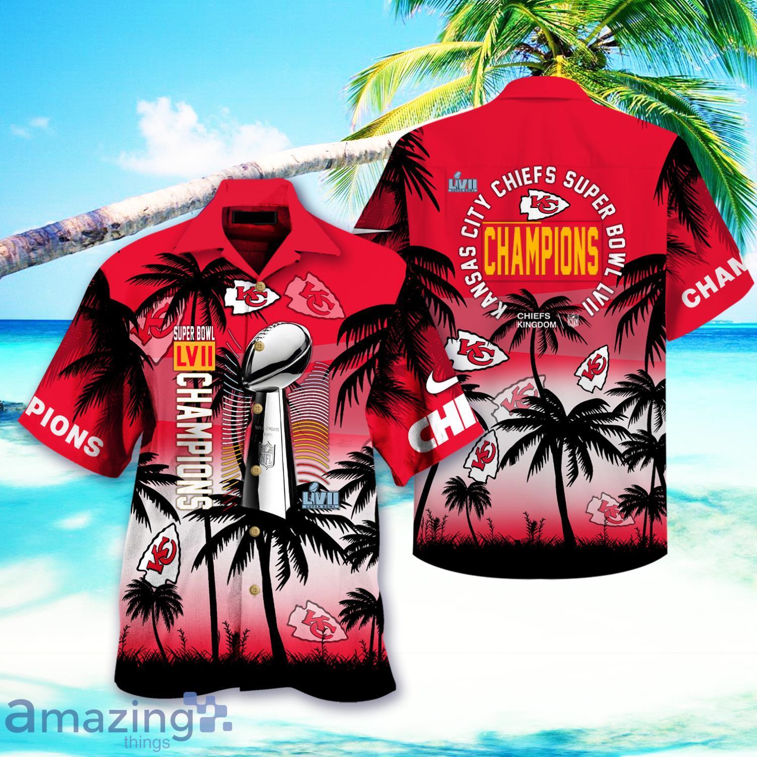 Fans Kansas City Chiefs Super Bowl Champions 2022 Hawaiian Shirt And Shorts Product Photo 1