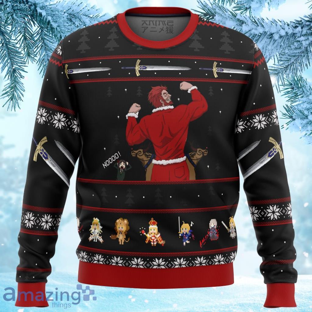 Fate Zero Rider Iskander Waver Ugly Christmas Sweater 3D - Fate Zero Rider Iskander Waver Ugly Christmas Sweater