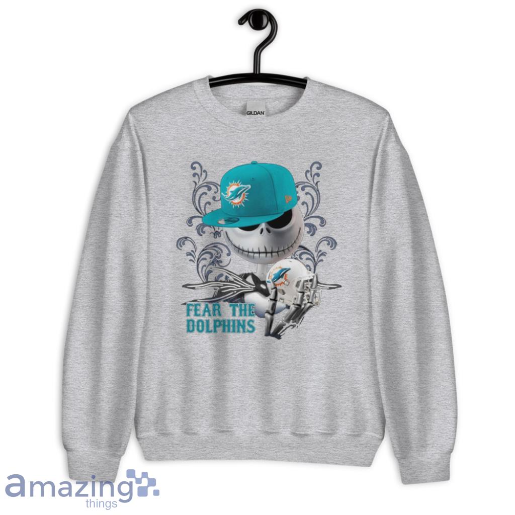 Miami Dolphins Jack Skellington All Over Printed 3D Shirt