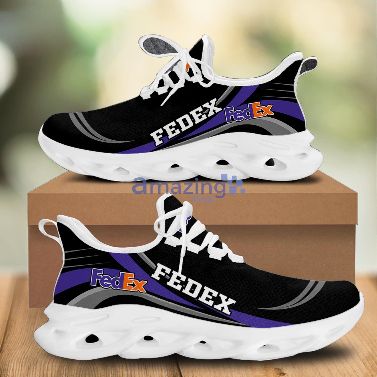 Fedex Black Max Soul Shoes Men And Women Running Sneakers image Fedex Black Max Soul Shoes Men And Women Running Sneakers Product Photo 2