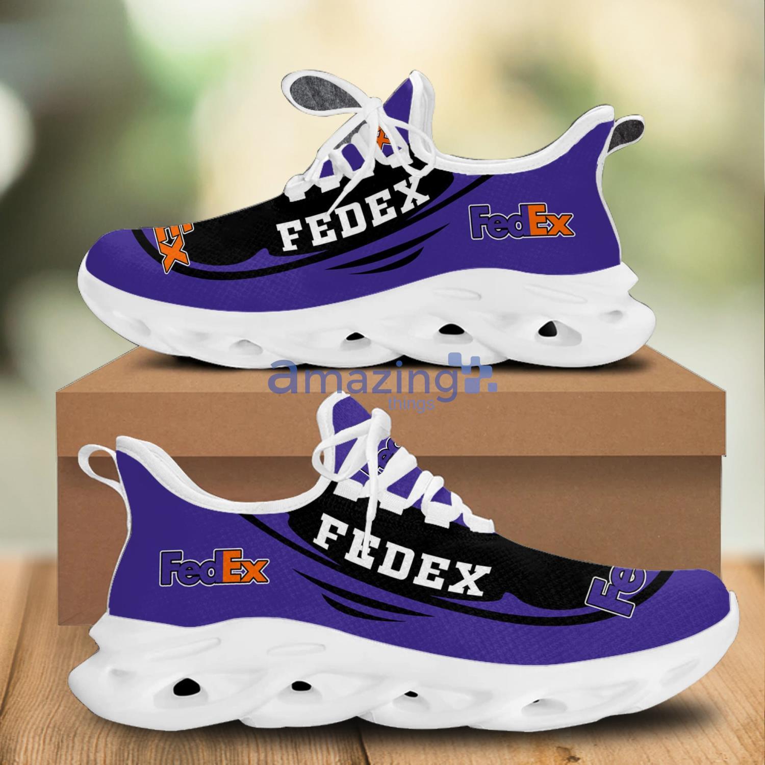 Fedex Men And Women Max Soul Shoes Running Sneakers image Fedex Men And Women Max Soul Shoes Running Sneakers Product Photo 2