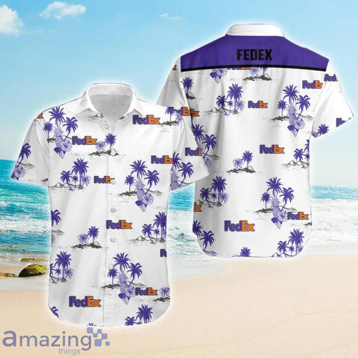 Fedex Vintage Coconut Men And Women Hawaiian Shirt Product Photo 1