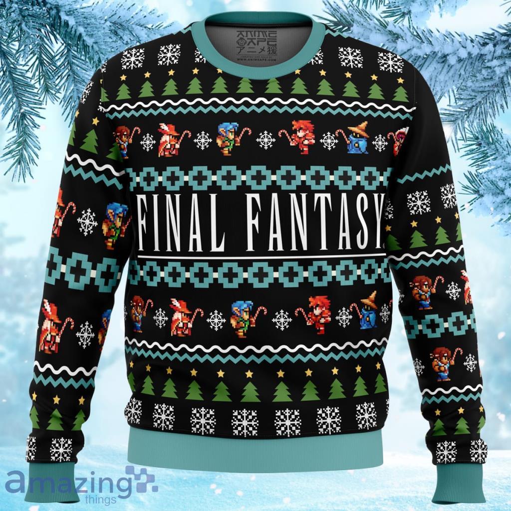 Final Fantasy Ugly Christmas Sweater 3D - Final Fantasy Ugly Christmas Sweater