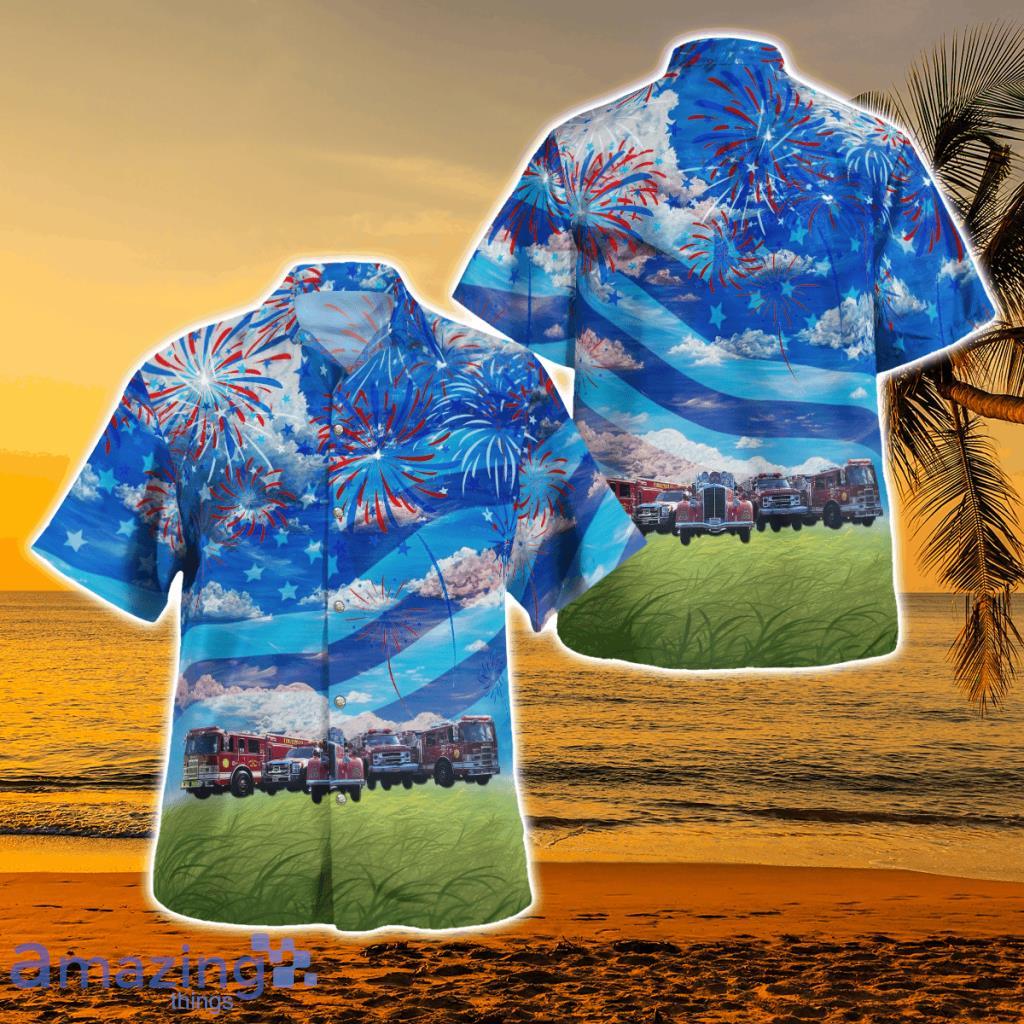 Finleyville, Pennsylvania, Finleyville Volunteer Fire Deparment Hawaiian Shirt Trhh2607bg03 - Finleyville, Pennsylvania, Finleyville Volunteer Fire Deparment Hawaiian Shirt Trhh2607bg03