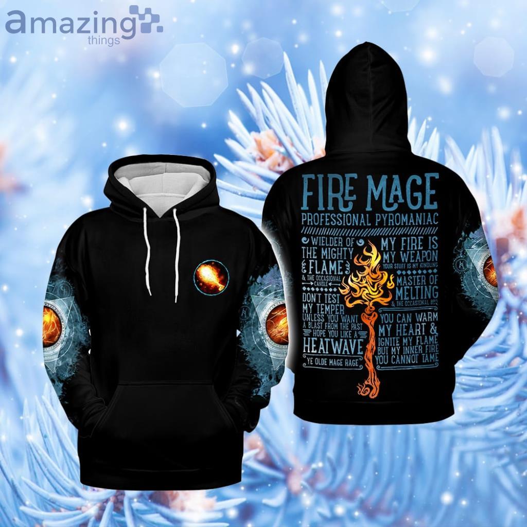 Fire Mage Guide Mage Class Hoodie 3D - Fire Mage Guide Mage Class Hoodie 3D