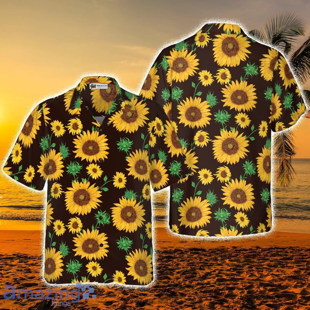 Floral SunFlower Tropical Hawaiian Shirt - Floral SunFlower Tropical Hawaiian Shirt