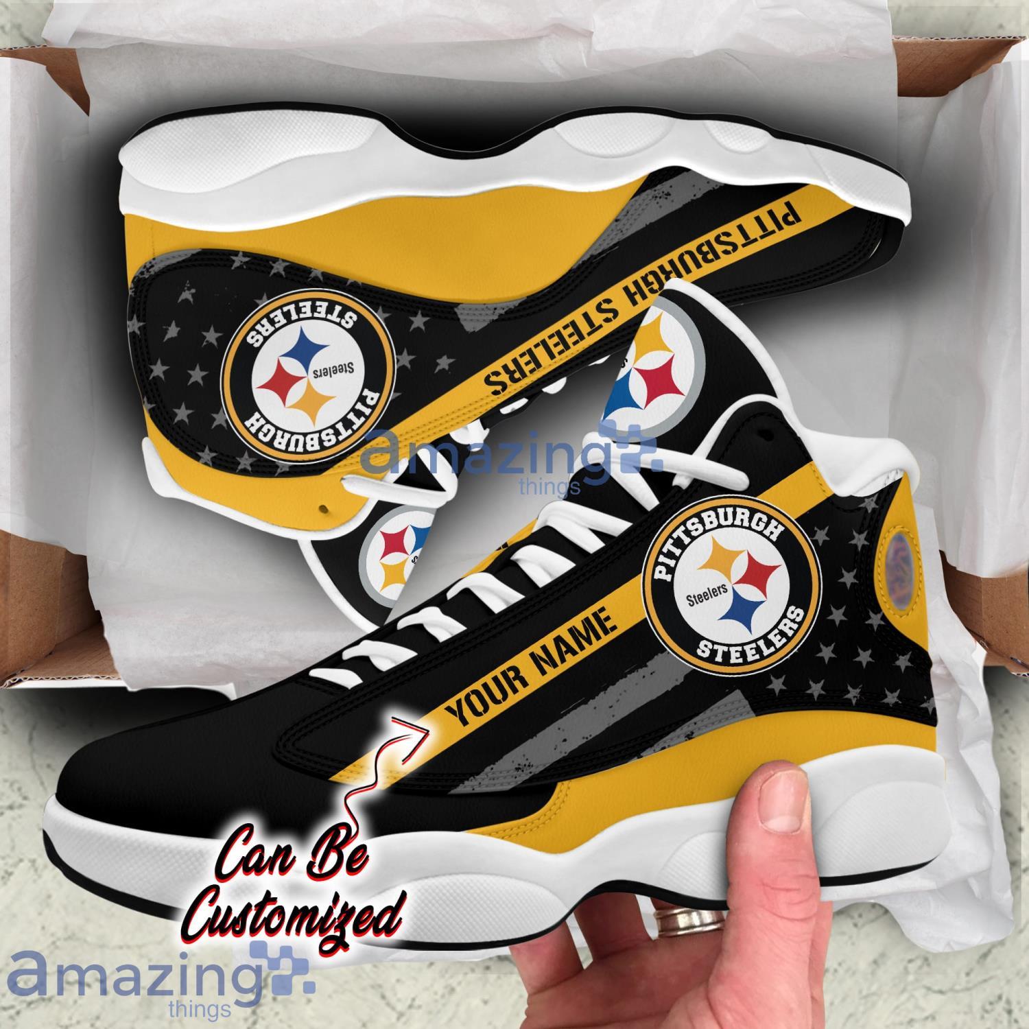 Football Sneakers Custom Name LV Raiders Sport Team Star Flag Air Jordan 13  Shoes For Fans