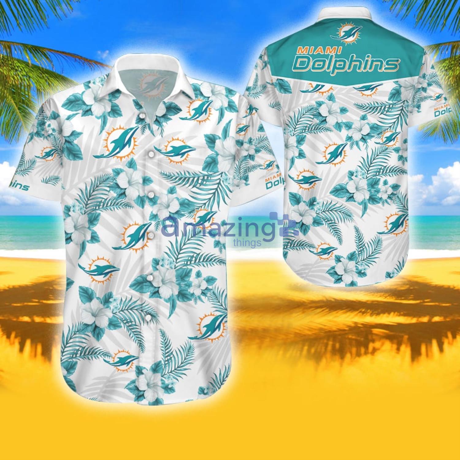 Summer Aloha NFL Miami Dolphins Hawaiian Shirt Cool Gift For Dad