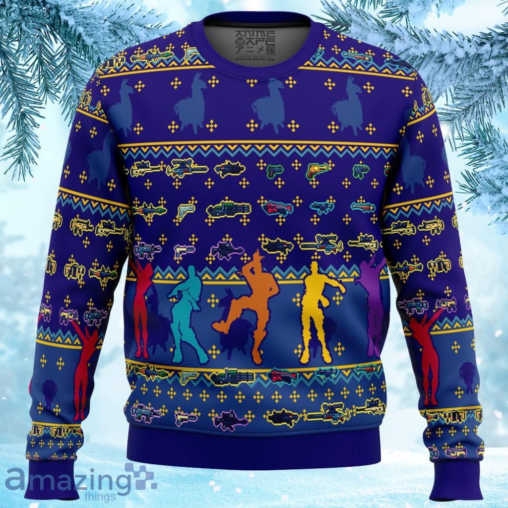 Fortnite Party Ugly Christmas Sweater 3D - Fortnite Party Ugly Christmas Sweater
