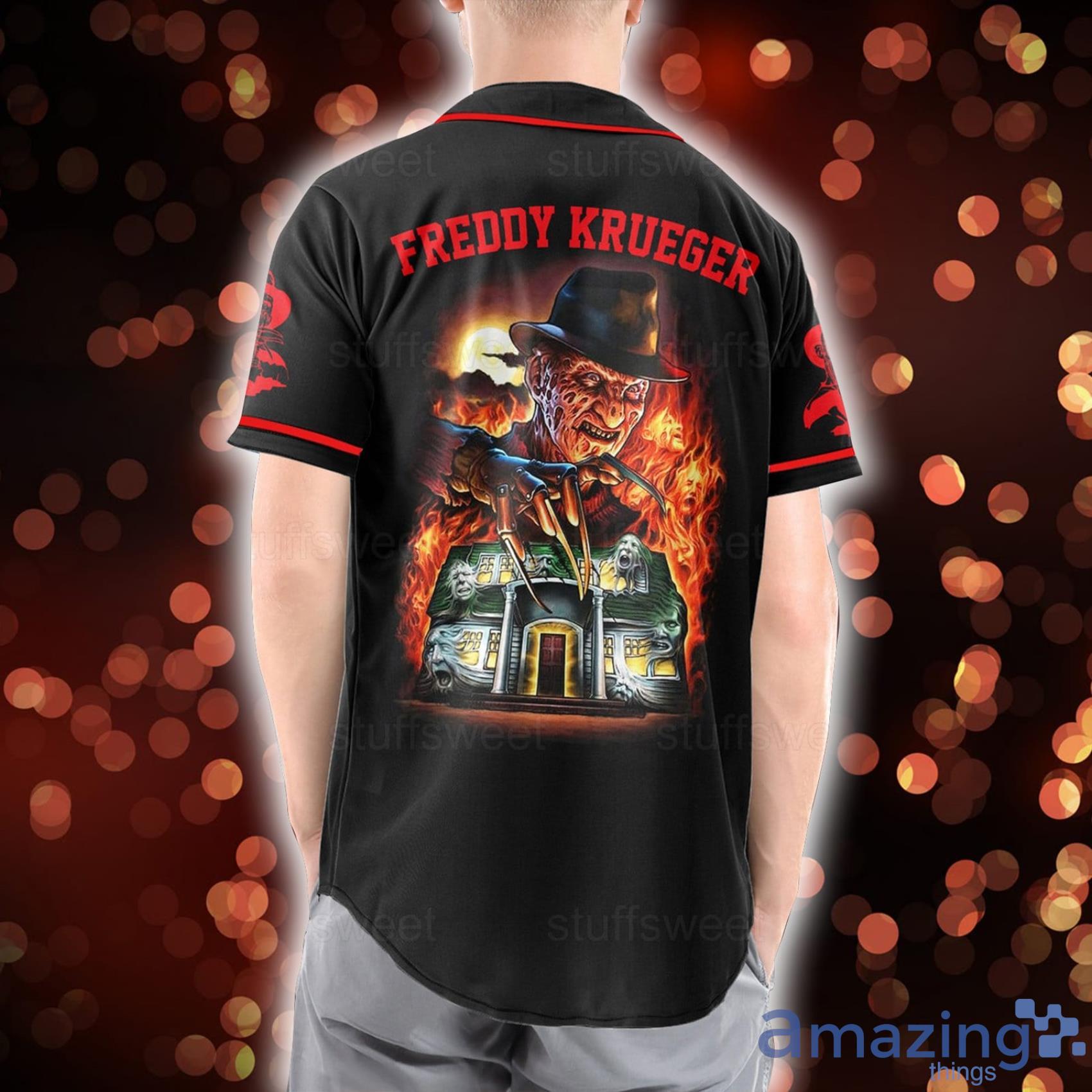 Freddy Slasher Series Full-Button Baseball Jersey Youth Large