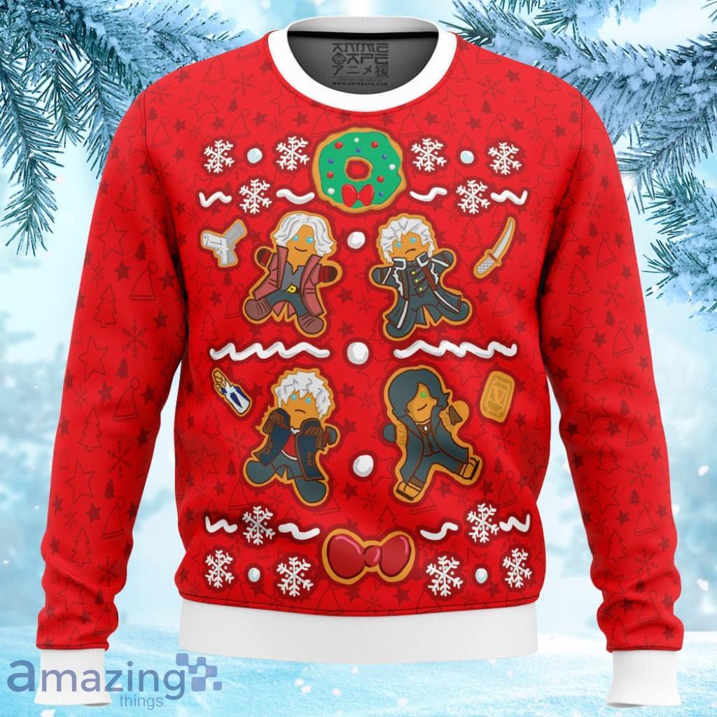 Fresh Baked Devil Hunters Devil May Cry Ugly Christmas Sweater 3D - Fresh Baked Devil Hunters Devil May Cry Ugly Christmas Sweater